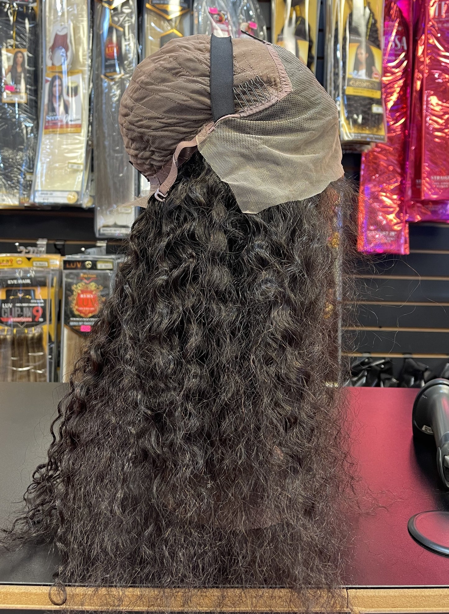 Kadijah - 20" Virgin Curly Lace Front Wig with 4C edges
