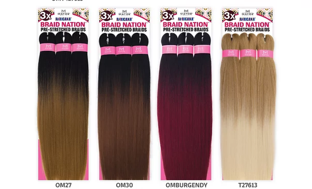 Mayde Beauty Africana 32" Braid Nation 3x