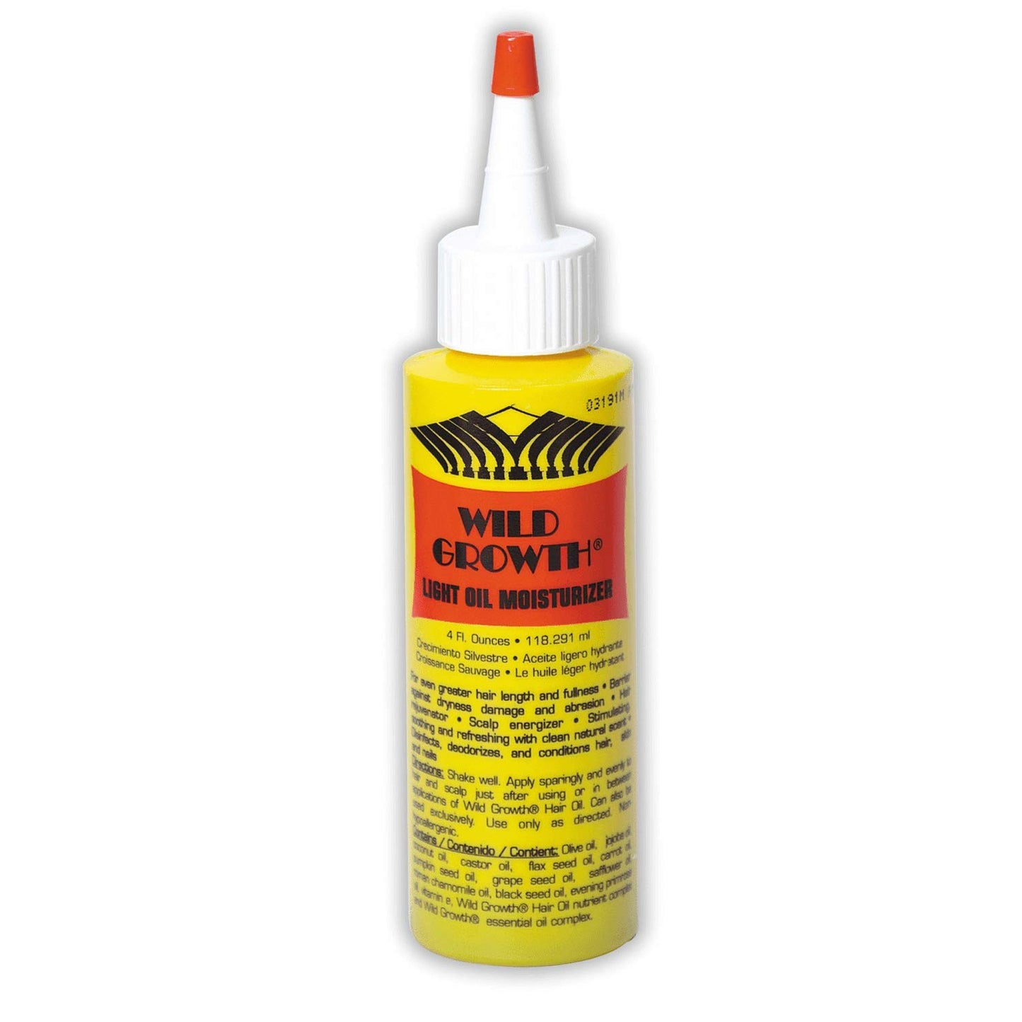 WILD GROWTH LIGHT OIL MOISTURIZER 4 oz.