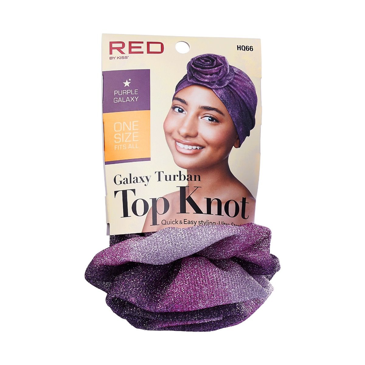 Red by Kiss Galaxy Top Knot Turban