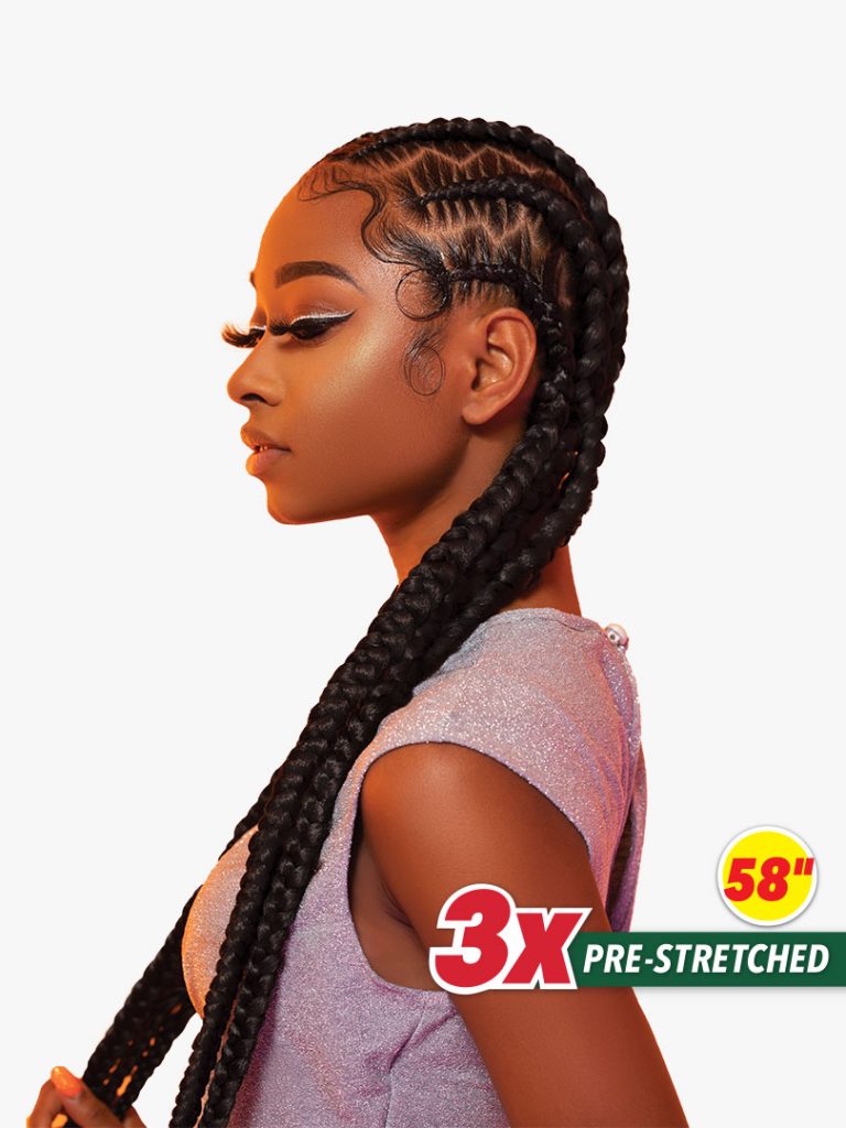 Sensationnel 3X X-pression Pre-Stretched Braid 58" (29" folded)