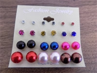 Pearl Assorted Stud Earrings