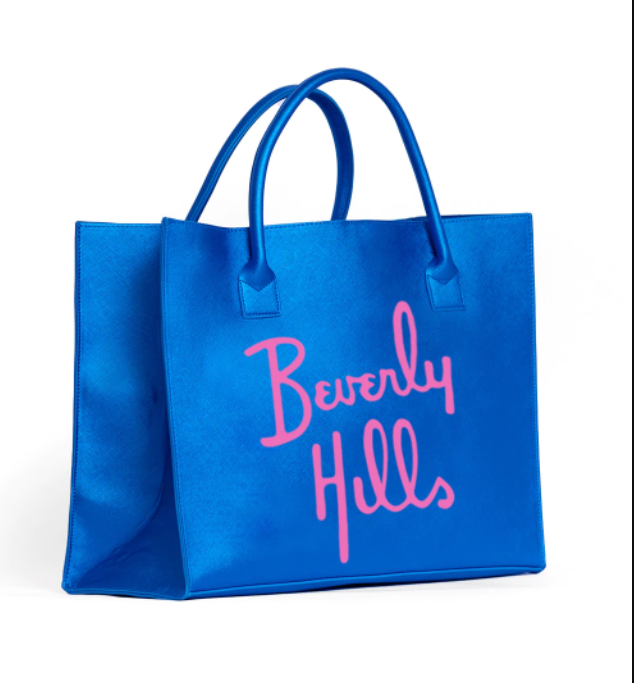 Beverly Hills Tote - Electric Blue
