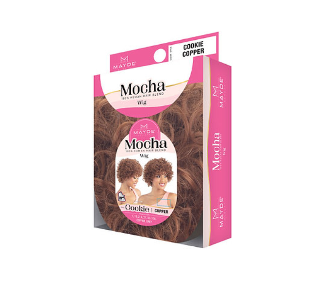 Mayde Beauty Mocha Human Hair Blend Wig - Cookie