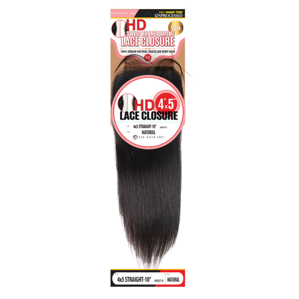 Eve HD Swiss Closure 4X5" Straight