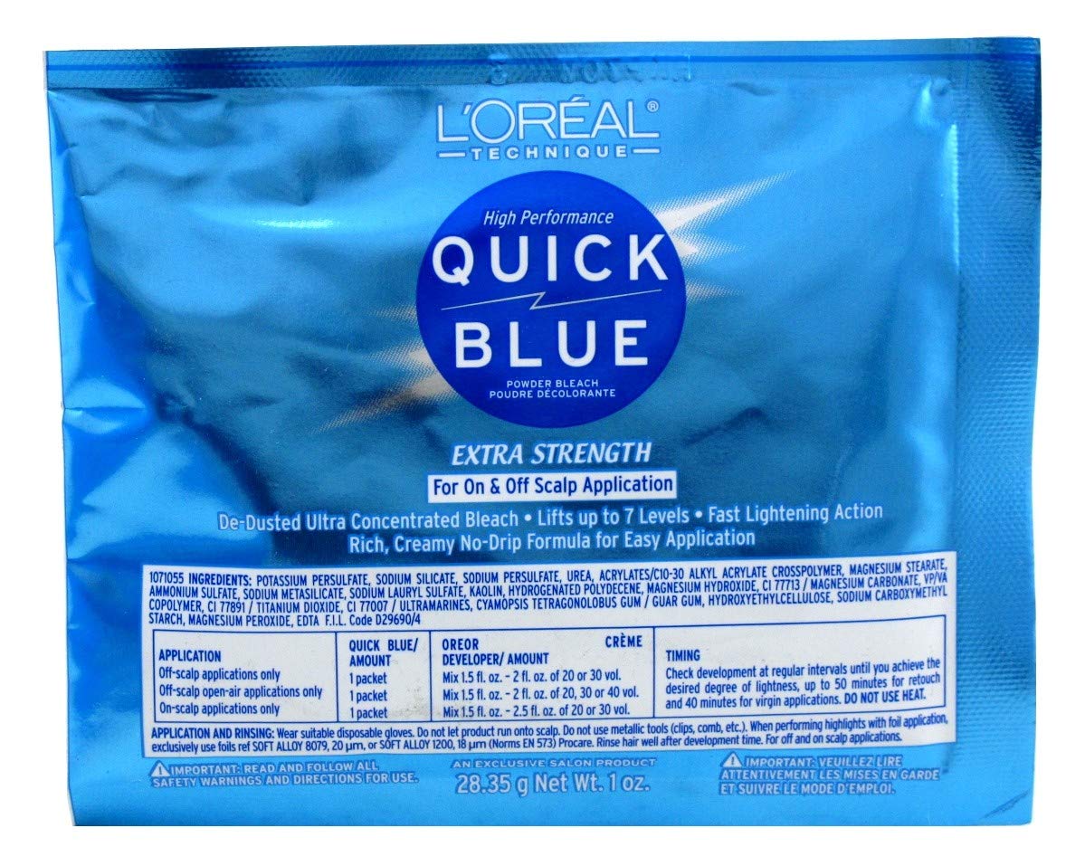 Loreal Quick Blue Powder Bleach