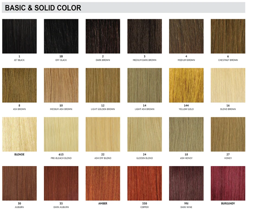 Luv 100% Pure Remy Straight Clip Ins 22 in.