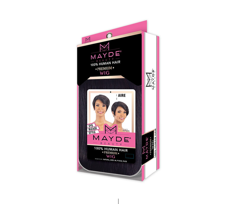 Mayde Beauty 100% Human Hair Premium Wig - Aire
