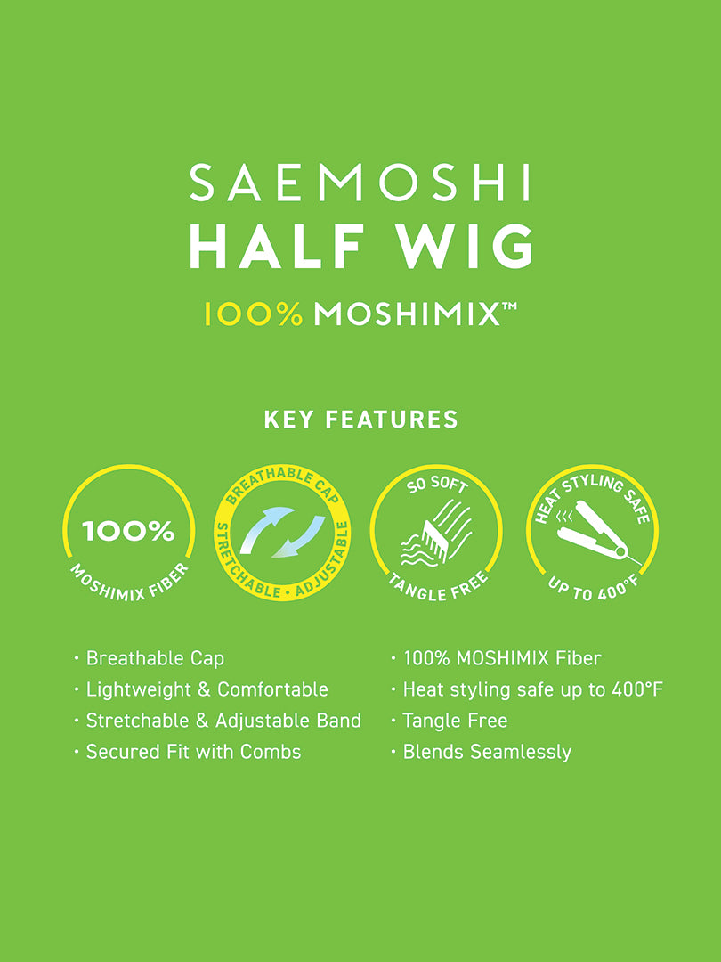Vivace Saemoshi Half Wig - Curly Choa 23"