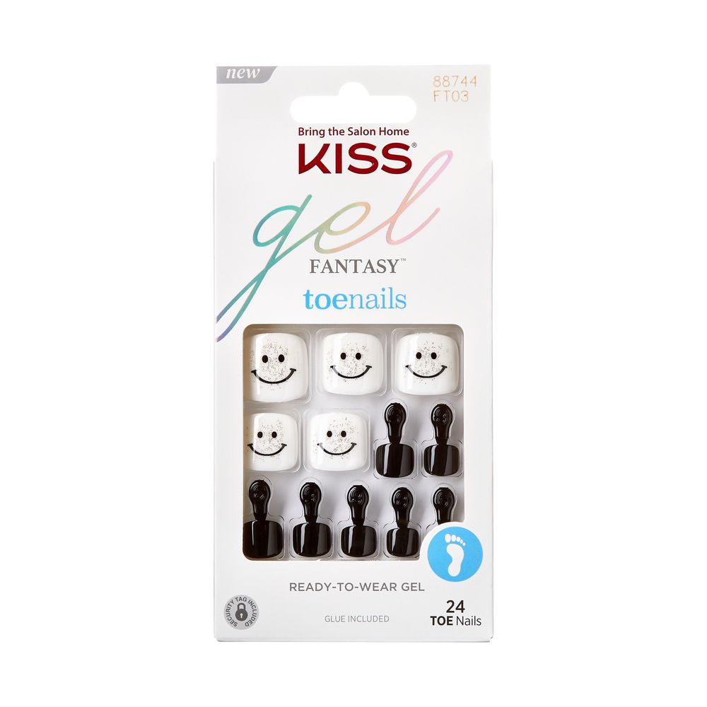 Kiss Salon Acrylic and Gel Fantasy Press on Toenails