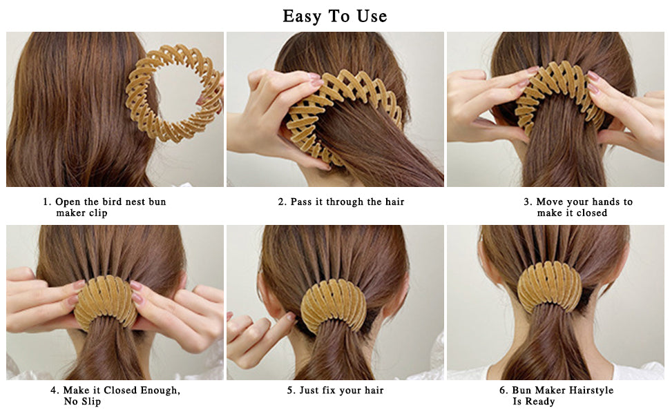 Pony O Nest Bird Nest Magic Hair Clip