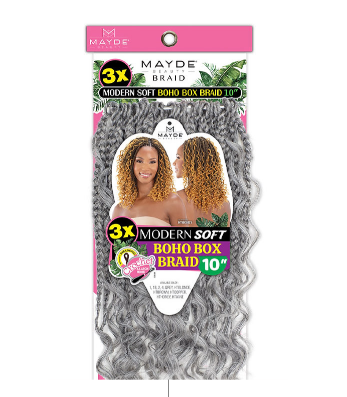 Mayde Beauty Modern Soft Boho Box Braid 10"
