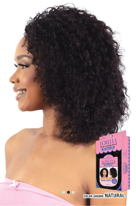 Lovella Human Hair Half Wig - Water Curl 16"
