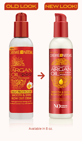 CREME OF NATURE ARGAN OIL SMOOTH & SHINE BLOWOUT CREME