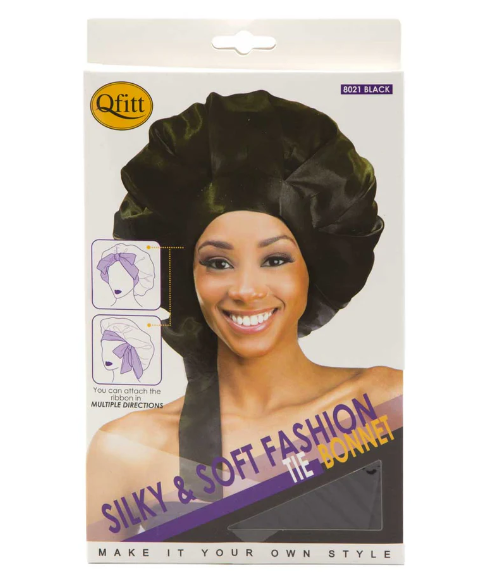 M&M Headgear Silky Soft Tie Bonnet