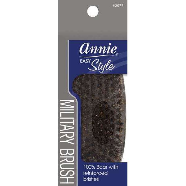 Annie Easy Style Professional Military Brush 100% Boar Medium Bristle