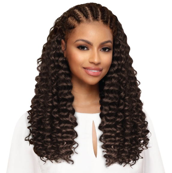 The Scarlet Human Hair Blended Bulk 22" - French Deep Wave