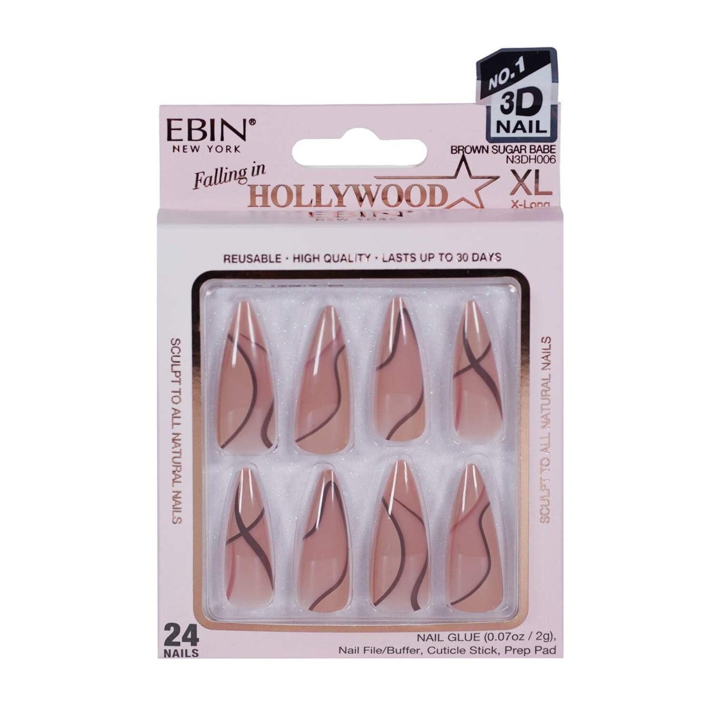 Ebin Falling in Hollywood Press on Nails