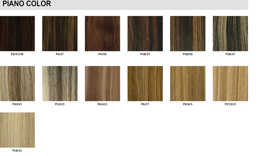 Luv 100% Pure Remy Straight Clip Ins 22 in.