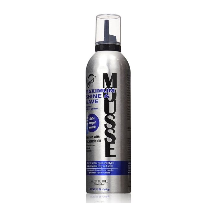 Vigorol Maximum Shine & Wave Mousse 12 oz