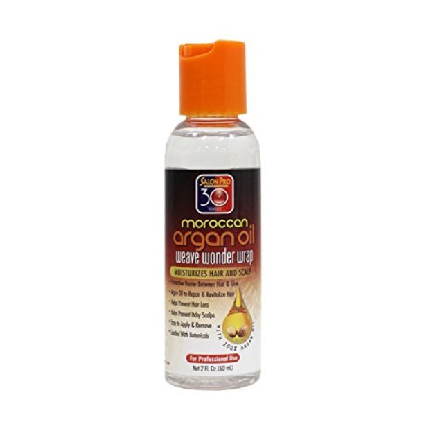SALON PRO 30 SEC WEAVE WONDER WRAP ARGAN OIL CLEAR