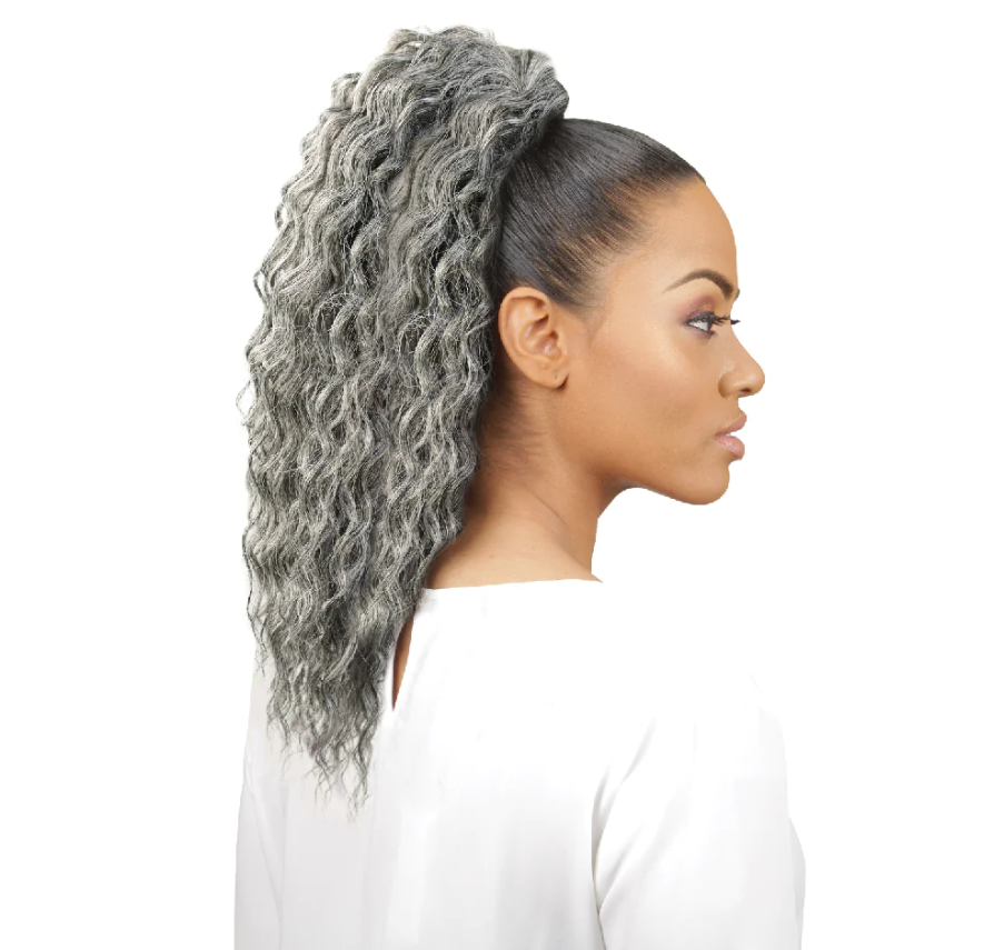 Synthetic and Human Hair Blend Ponytails and Buns