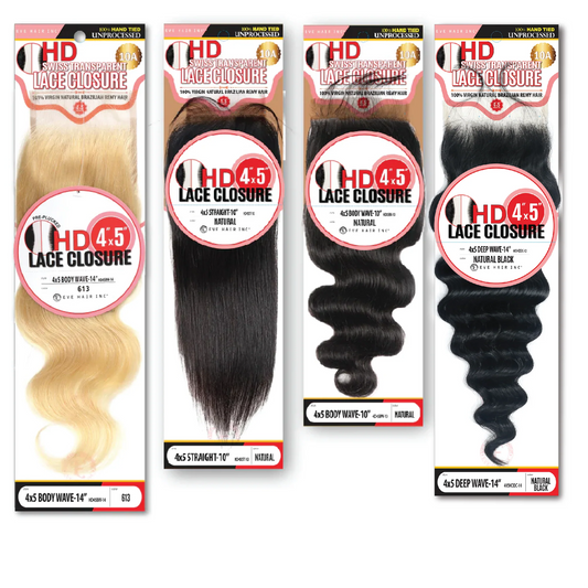 Eve HD Swiss Closure 4X5" Body Wave