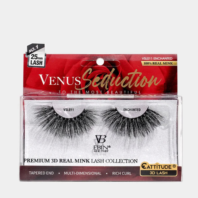 Venus Seduction 25mm Real Mink 3D Lashes
