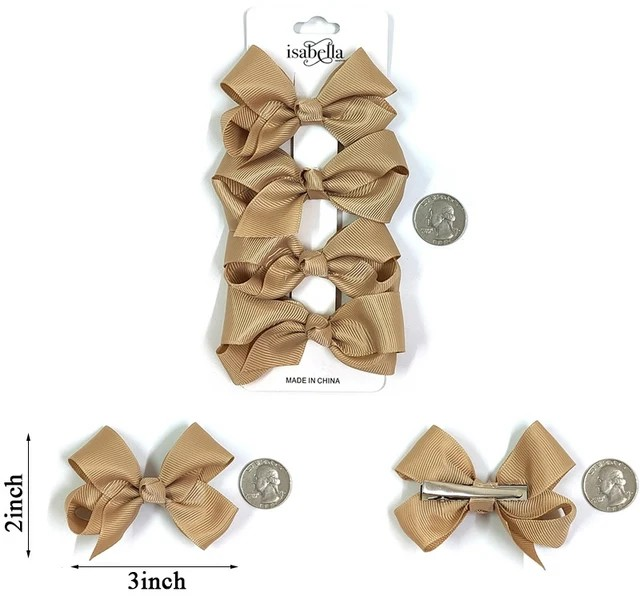 Mini Hair Bows 4pcs.