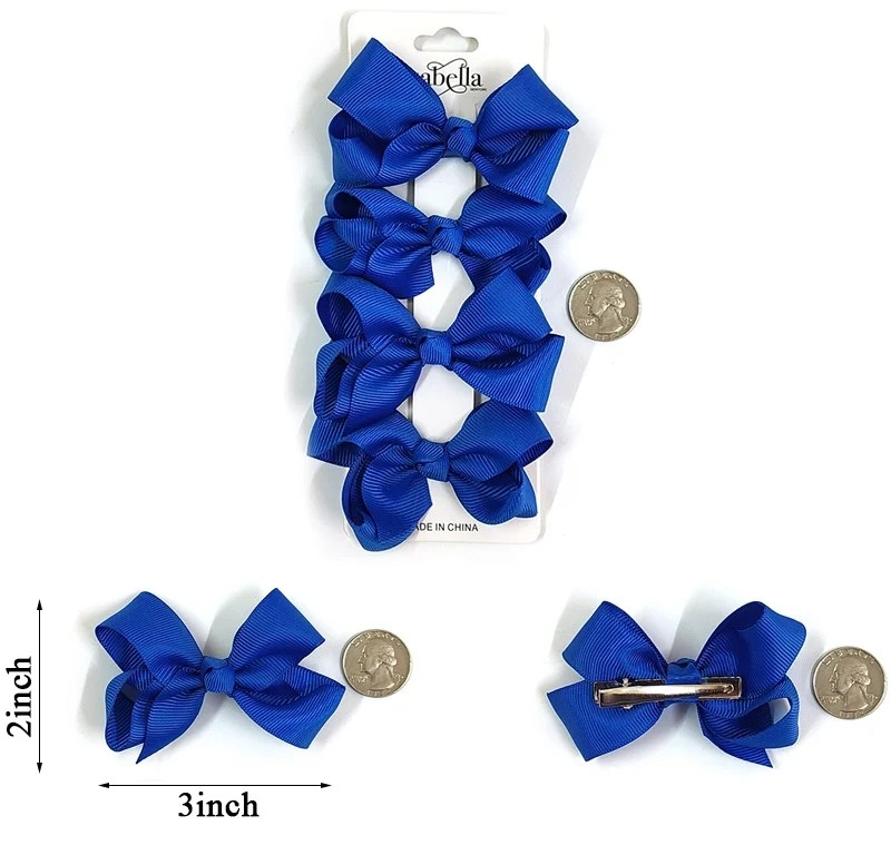 Mini Hair Bows 4pcs.