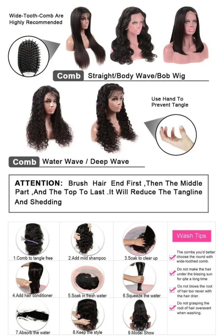 Preplucked Glueless Brazilian Bodywave Human Hair Closure Wig