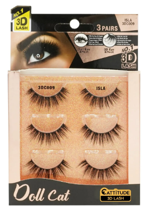 Doll Cat Faux Mink 3D Lashes