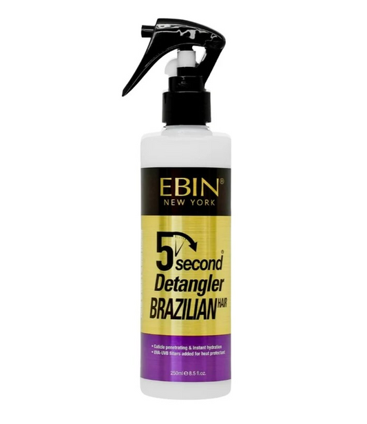 Ebin New York 5 Second Detangler for Brazilian Hair 8.5oz Bottle