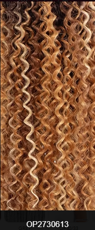 Mayde Beauty Mocha Drawstring Ponytail - Lush Curl 12"