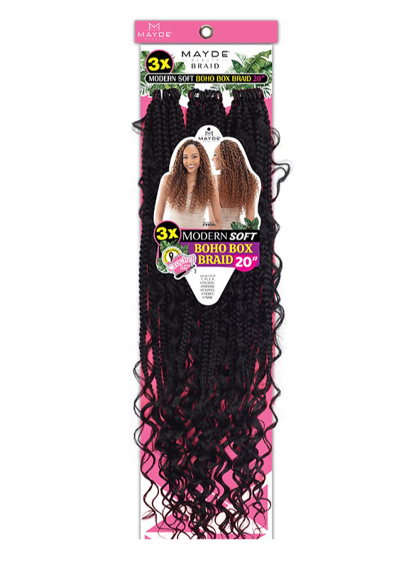 Mayde Beauty Modern Soft Boho Box Braid 20"