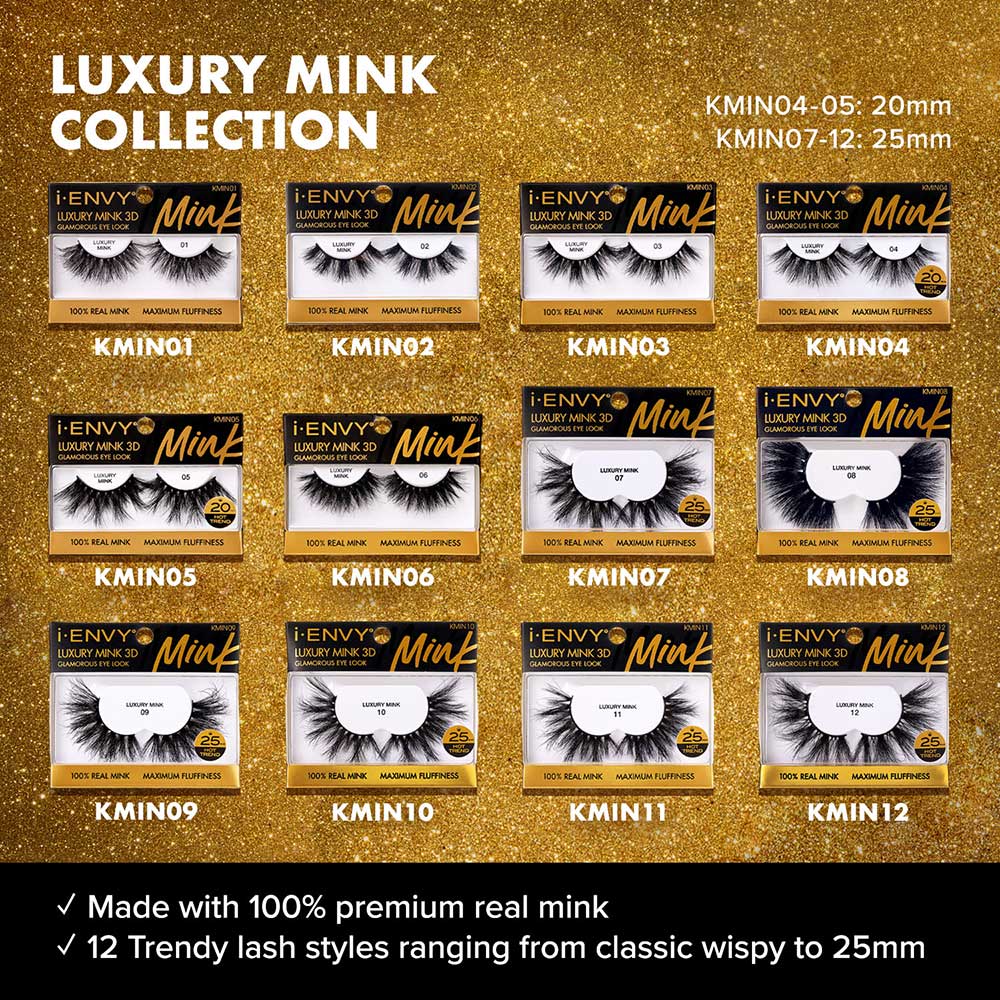 Kiss iEnvy Luxury Mink 3D Lashes