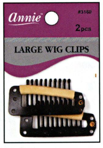 Annie Wig Clips Black - Large