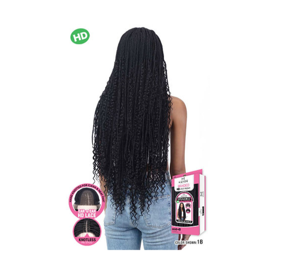 Mayde Beauty Long Curly Box Braided Wig 36"