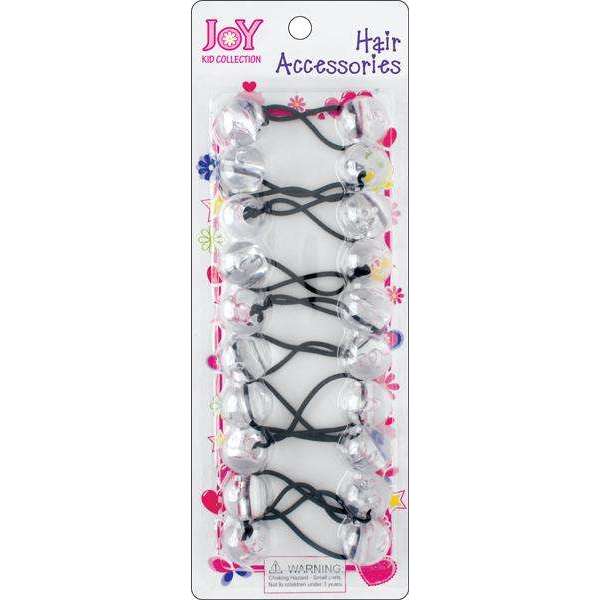 Joy Twin Beads Ponytailers Bobos 10Ct