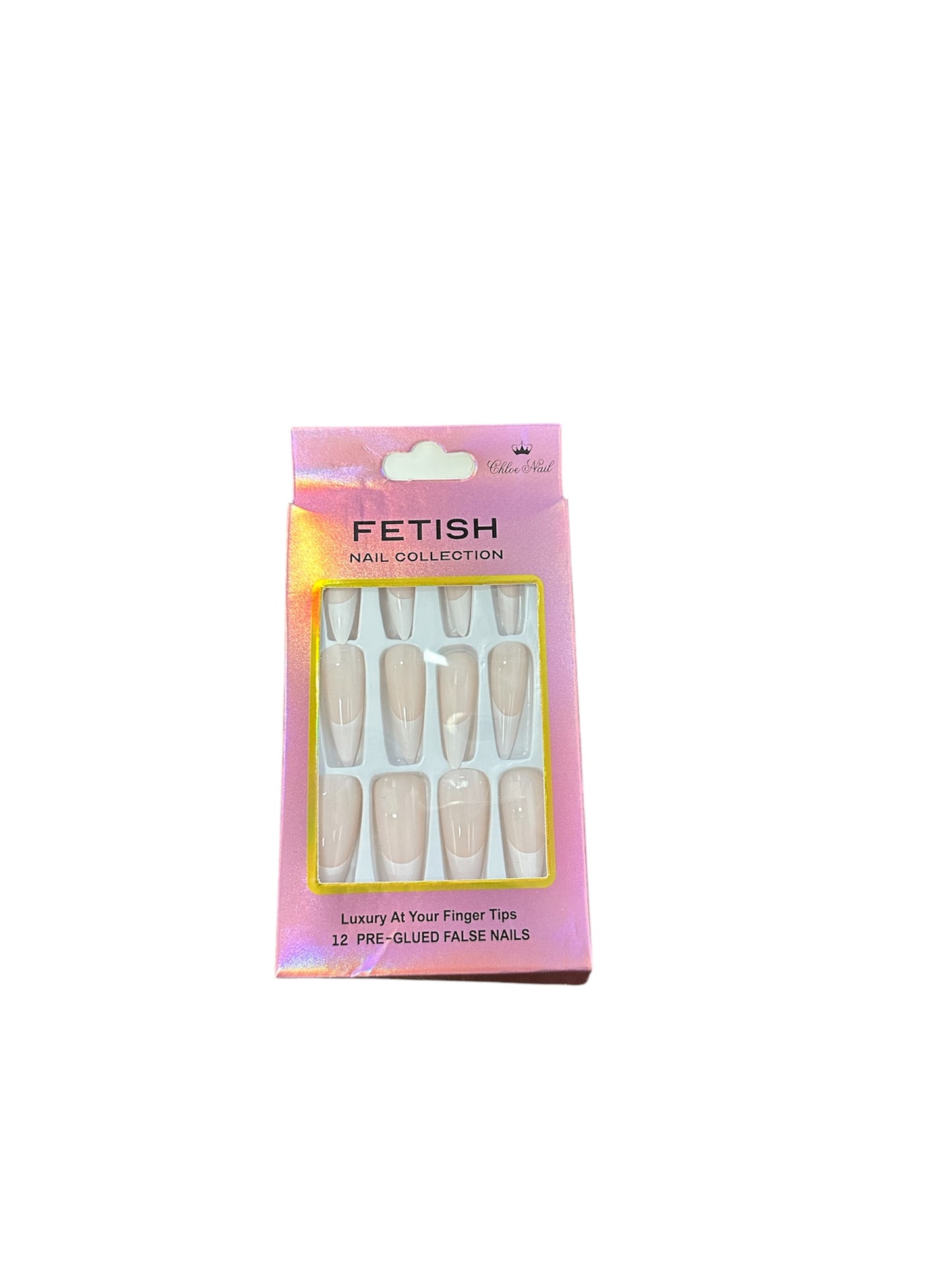 Crystal Collection Pe Glued Press On Nails