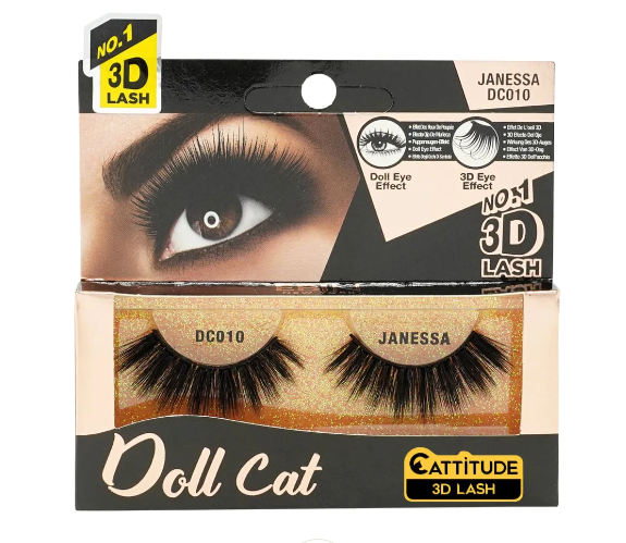 Doll Cat Faux Mink 3D Lashes
