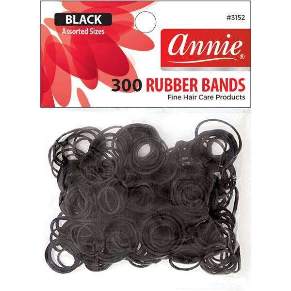 Annie Rubber Bands - Asst Size - 300 ct