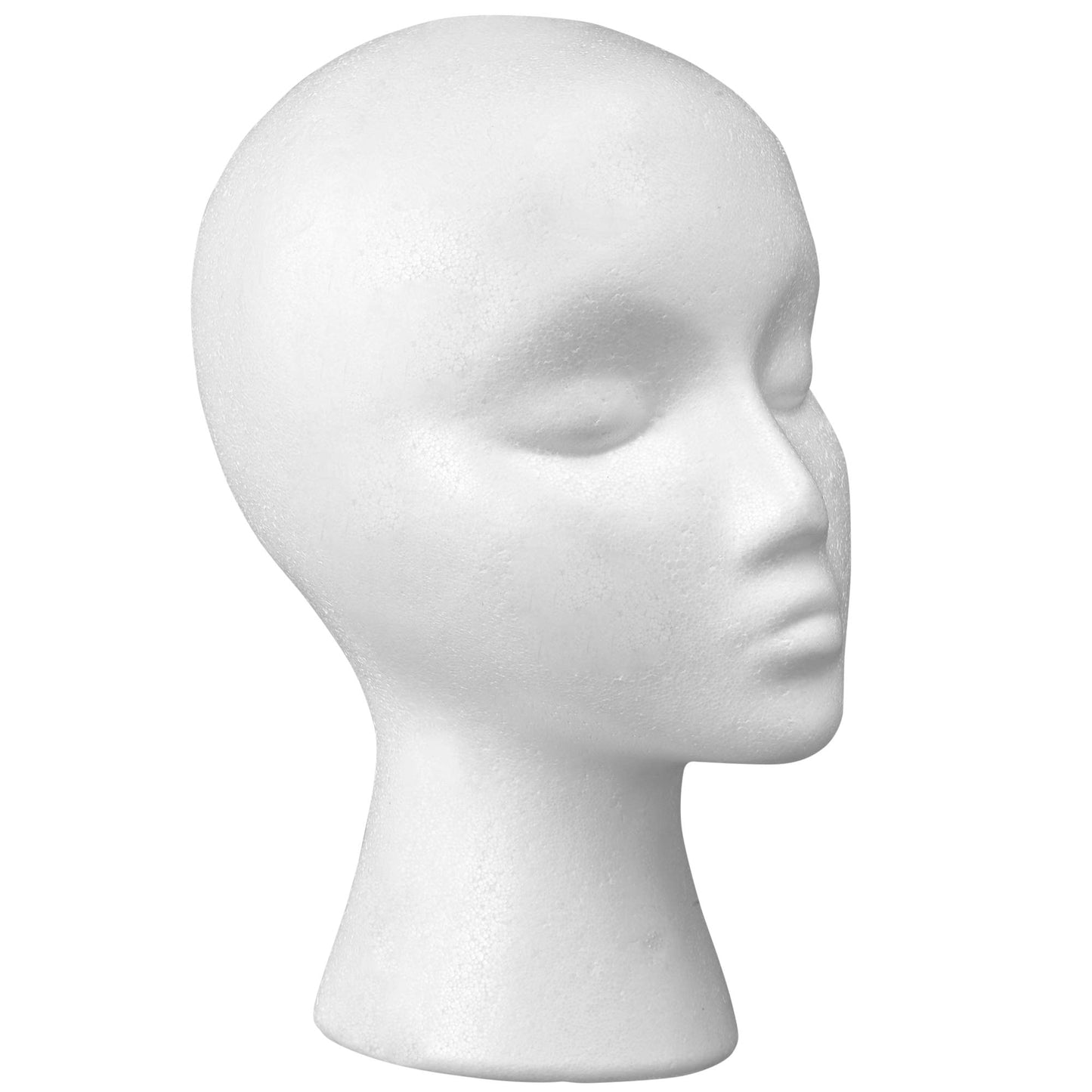 Styrofoam Head Mannequin Wig Head Display 11.5"