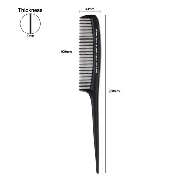 Carbon Tail Comb