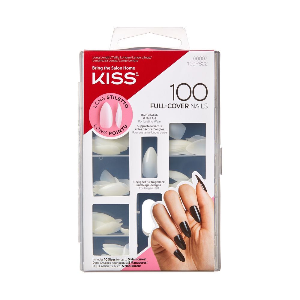 Kiss Salon Acrylic Full Cover Nails 100pcs