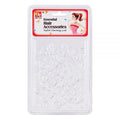 Joy Round Plastic Beads Large Size 50ct White Color
