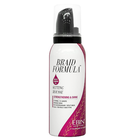 Ebin Braid Formula Setting Mousse - Sweet Almond Oil