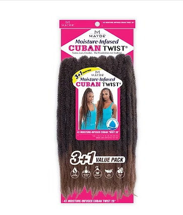 Moisture-Infused Cuban Twist 20" (3 Pack with Bonus Piece)