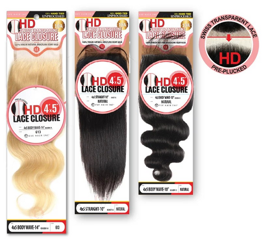 Eve HD Swiss Closure 4X5" Body Wave