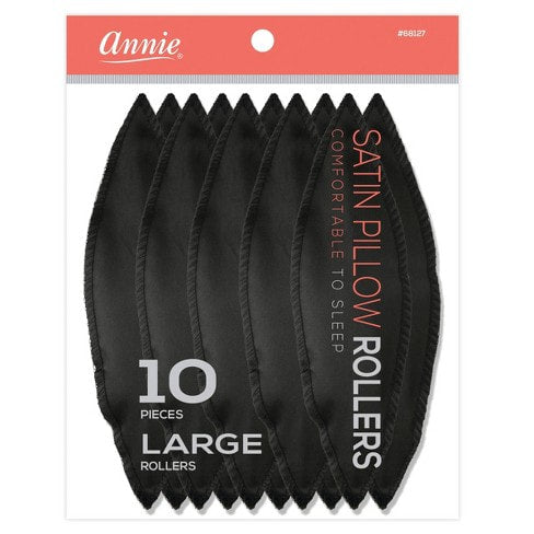 Annie Satin Pillow Rollers - 10ct